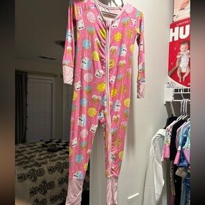 Little Sleepies Pink Milk and Cookies